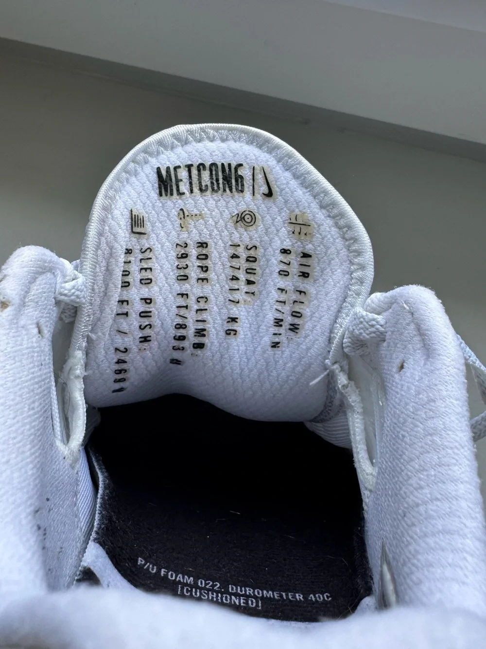 Nike Metcon 6 By You DA2894-991 Unisex Training Shoe M Size 4.5 / W Size 6 White